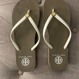 Tory Burch flip flops size 9